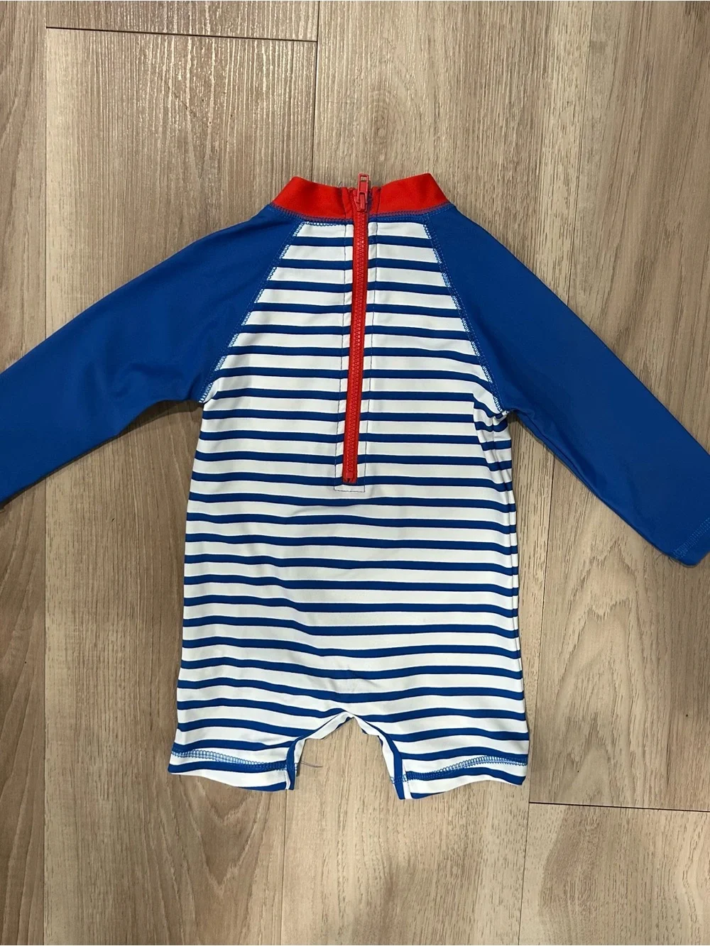 Little Me Baby Boys Fisherman Sailboat Lobster Rash Guard Swimsuit Size 12M NWOT